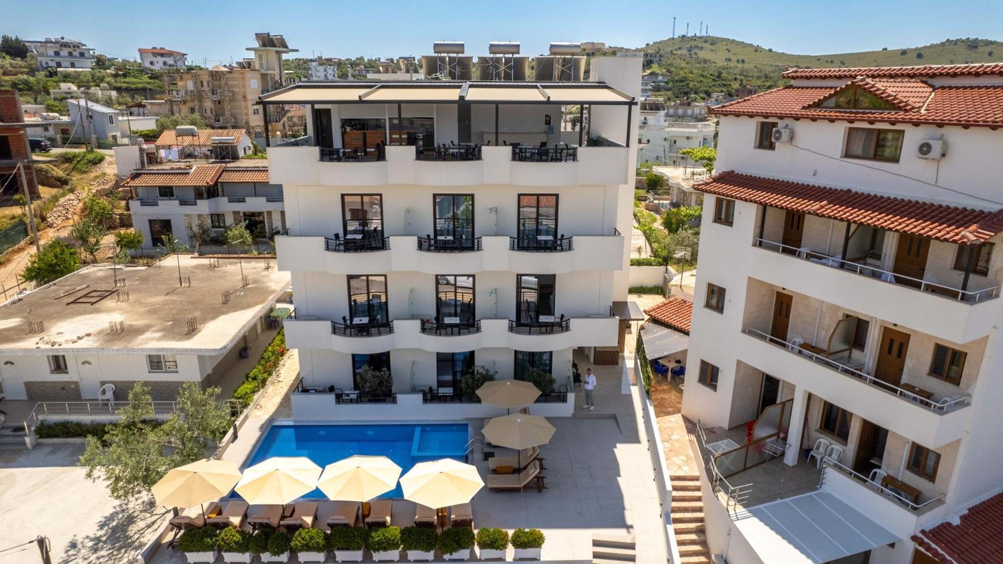Monel Hotel Ksamil Exterior foto
